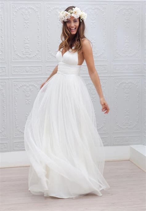 Perfectly crafted beach wedding dresses are designed to make the bride feel comfortable and walk with ease on the beach. Beach Wedding Dress, Simple Wedding Dresses, Casual ...
