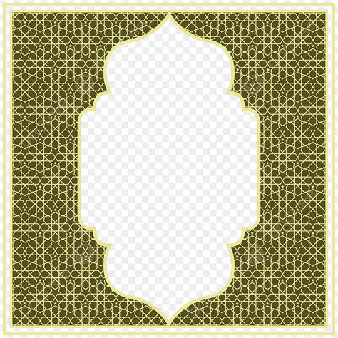 Gold Islamic Vector Png Images Gold Islamic Border Pattern Background