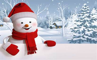 Snowman Desktop Christmas Frosty Wallpapers Widescreen Wide