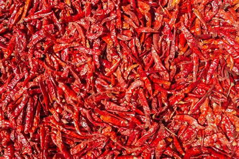 Dried red peppers 1226941 Stock Photo at Vecteezy