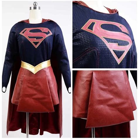 Cosplay Costume Supergirl Kara Zor El Danvers Cosplay Costume Suit