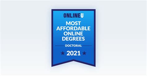 2021 Most Affordable Online Doctoral Programs Onlineu