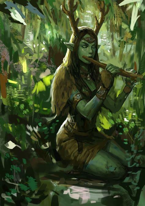 Pin By Roke Roke On Wow Fantasy Character Design Forest Spirit