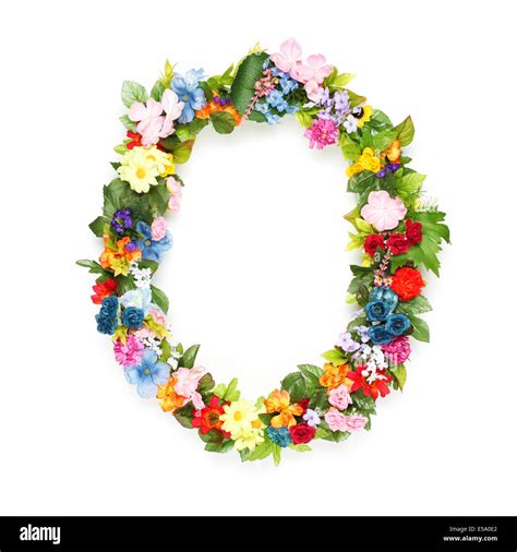 Letter O Flowers Hi Res Stock Photography And Images Alamy