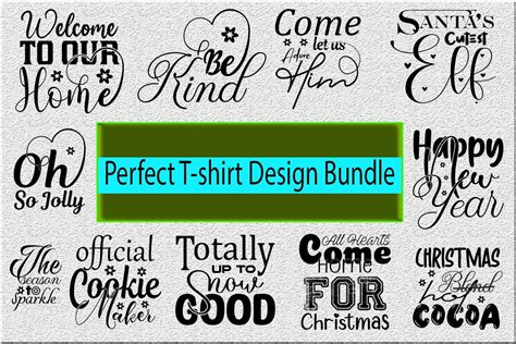 Perfect T Shirt Design Bundle Bundle · Creative Fabrica