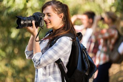 Female Photographer Arms Open Stock Image Image Of Holiday Hiking