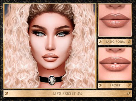 Julhaos Cosmetics Lips Preset 5 The Sims 4 Catalog