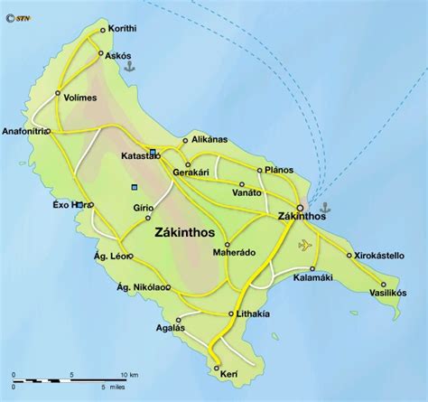 A görög parti őrség embertelen bánásmódja. Zakynthos térkép | görögországi utazás last minute | olcsó ...