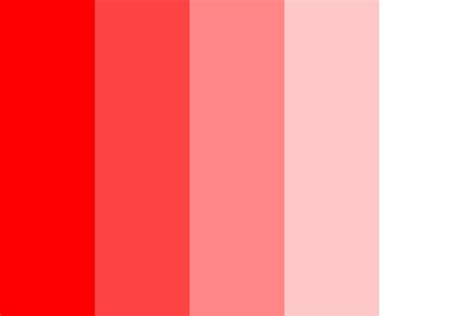 Red Pink White Color Palette