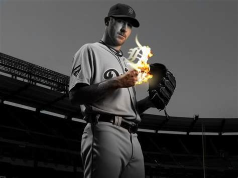 Light Up That Field Justin Detroit Tigers Baseball Justin Verlander