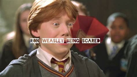What are symptoms of arachnophobia? ron weasley being scared - YouTube