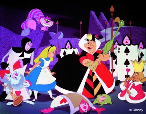 She meets numerous strange characters: Alice in Wonderland (1951) (Blu-ray Review) at Why So Blu?