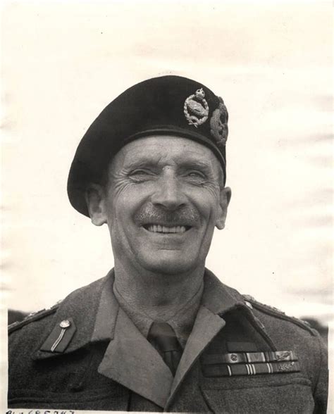 1943 Full Face Portrait Of General Sir Bernard Montgomery Commander