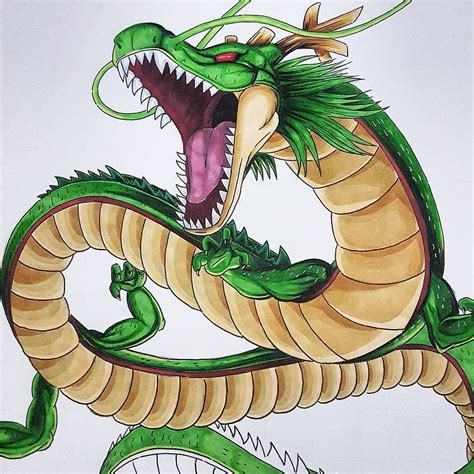 The popularity of the show has driven many to get dragon ball z tattoos, so much so that quite a few tattoo artists even specialize in dragon ball z tattoos. Shenron part 5 😃👌 #art #artwork #drawing #dessin #draw # ...