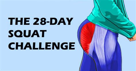The 28 Day Squat Challenge Youll Want To Start With Images Squat
