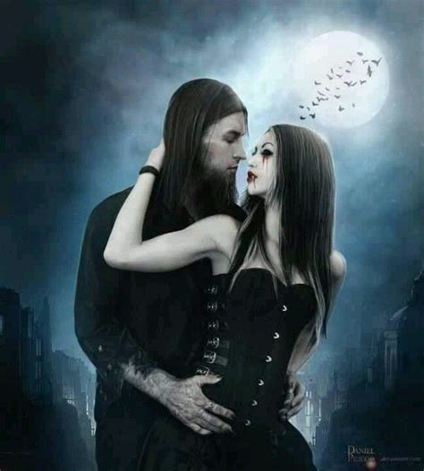 Goth Gothic Couple Love Dark Beauty Pinterest Gothic Fantasy Art