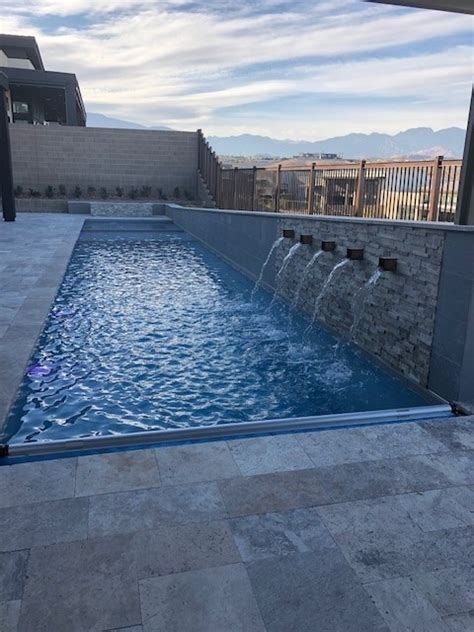 Pool Water Feature Edgewater Pools Las Vegas Custom Pools Spas