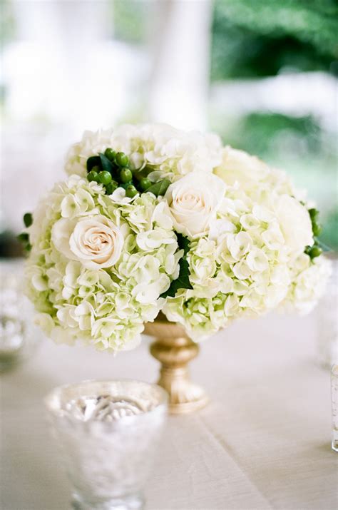 Hydrangea Centerpiece - Elizabeth Anne Designs: The Wedding Blog
