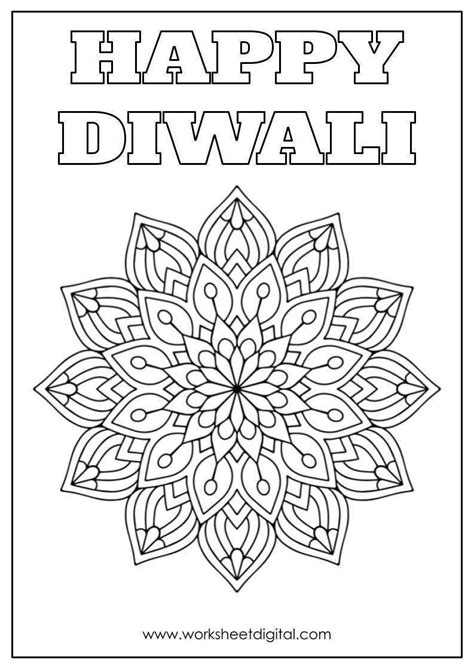 Collection 73 Best Diwali Coloring Pages Download And Print For Free