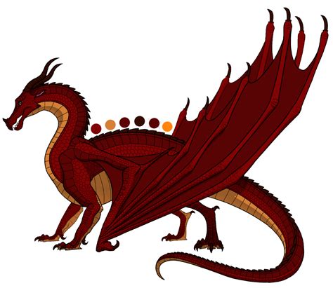 Avalanche Is A Female Skywing With Red Scales Wings Of Fire Dragons