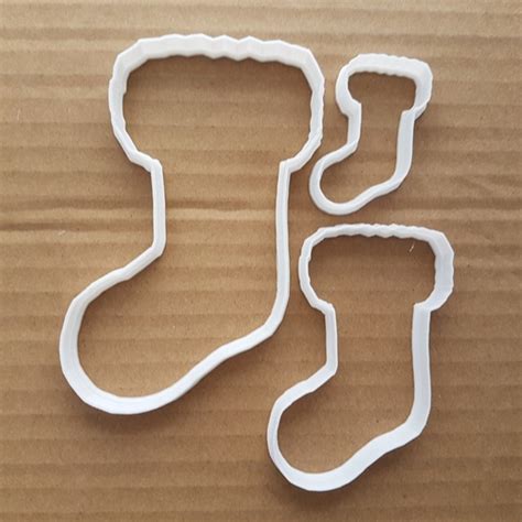 Stocking Christmas T Shape Cookie Cutter Dough Biscuit Pastry