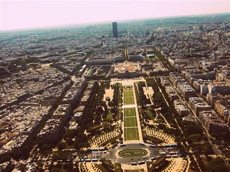 View Of Paris From The Top Of The Eiffel Tower City Photo Eiffel