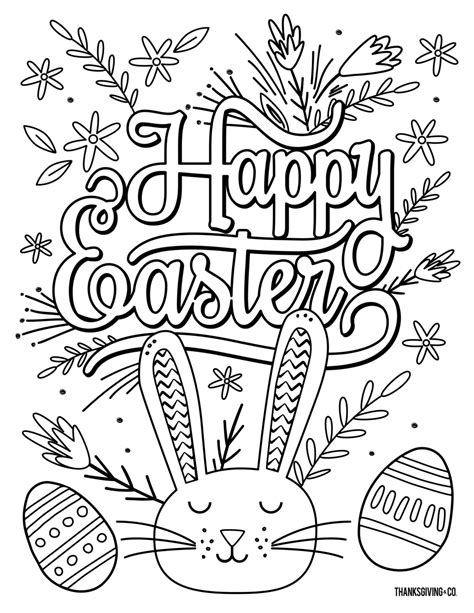 View Bunny Easter Coloring Pages For Adults Pictures Colorist