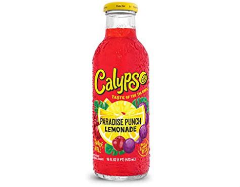 Calypso Lemonades Made With Real Fruit And Natural Flavors Paradise