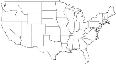 Line Map Of Usa Draw A Topographic Map