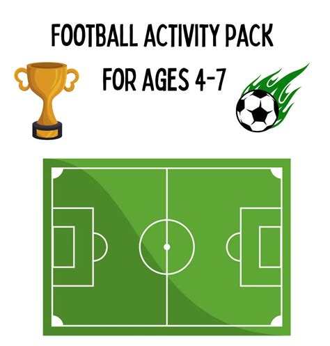 Football Workbook Football Activity Pack Home Education Etsy