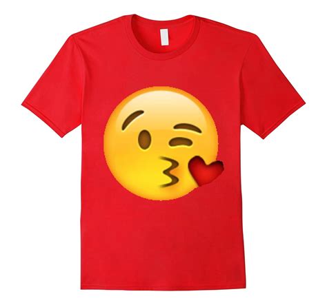 Kissy Face Emoji T Shirt Kiss Heart Wink Kissing Art Artvinatee