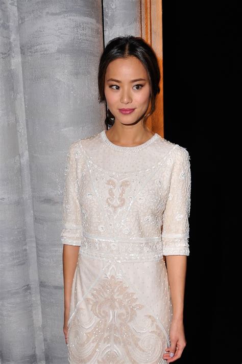 Jamie Chung At Monique Lhuillier Fashion Show In New York Hawtcelebs