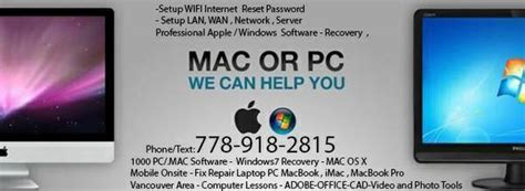 Computer Service Mac Pc Laptop Repair Recovery Software Microsoft