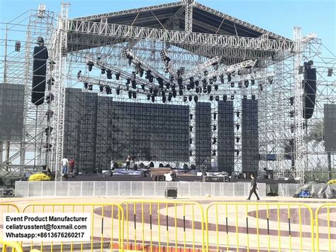Music Festival Stage Truss System Stage Set Design Outdoor Stage
