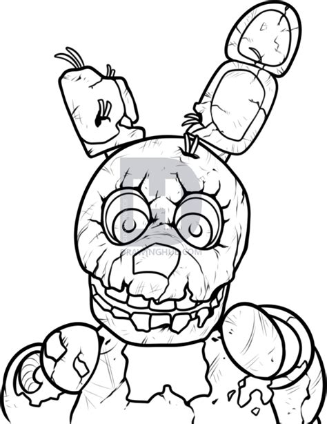 Springtrap Full Body Drawing At Getdrawings Free Download