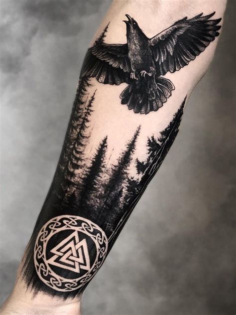 In fact, it can depend on the wearer. Ramón on | Viking tattoos, Raven tattoo, Mythology tattoos