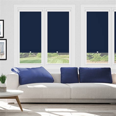 Polaris Navy Pf Blockout Perfect Fit Roller Blind Blinds4uk