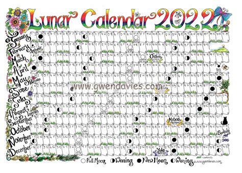 Lunar Calendar 2022 Perth Template Calendar Design