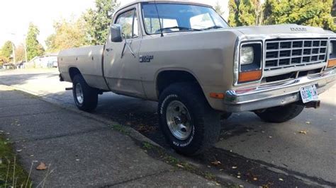 1984 Dodge Power Ram 4x4 150 Custom Truck For Sale In Springfield Or