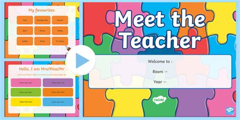 Meet The Teacher Powerpoint Twinkl