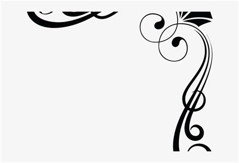 Fancy Curly Lines Silhouette Vector Clipart Images Pictures Clip