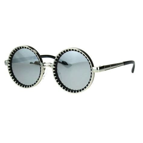 Steampunk Color Mirror Lens Round Circle Lens Victorian Sunglasses Ebay