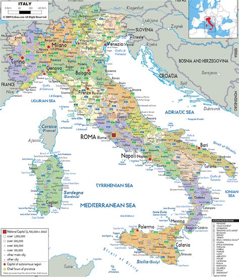 Maps Of Italy Detailed Map Of Italy In English Tourist Map Of Italy