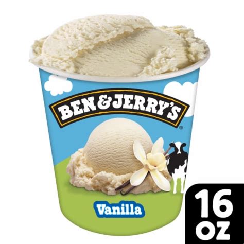 Ben Jerry S Vanilla Ice Cream Pint Oz Marianos