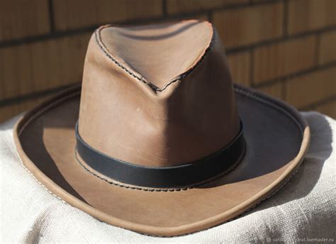 Шляпа кожаная в интернет магазине Ярмарка Мастеров по цене 10000