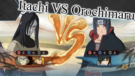 Orochimaru Vs Itachi Muito Foda Youtube