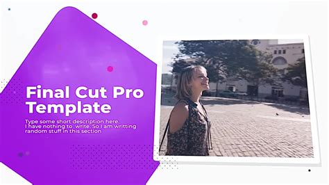 Use your own music or pair with a mixkit track to display your own photos and videos. Fancy Minimal Presentation - Final Cut Pro Templates ...