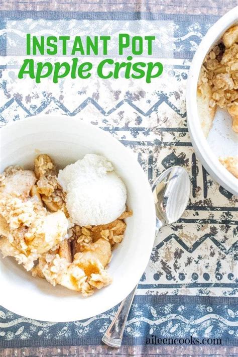 Then you'll remove the lid and let the crisp sit for 5 minutes to thicken up. Instant Pot Apple Crisp | Recipe | Apple crisp, Instant ...