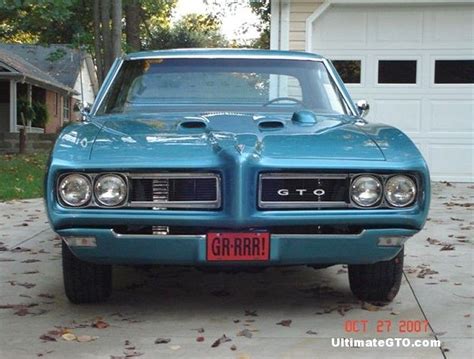 1968 Meridian Turquoise Blue Gto Hardtop Pontiac Ultimate Gto