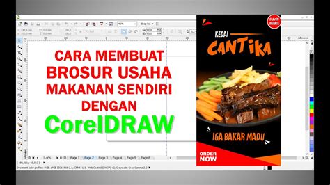 Tips Membuat Brosur Makanan Ilustrasi